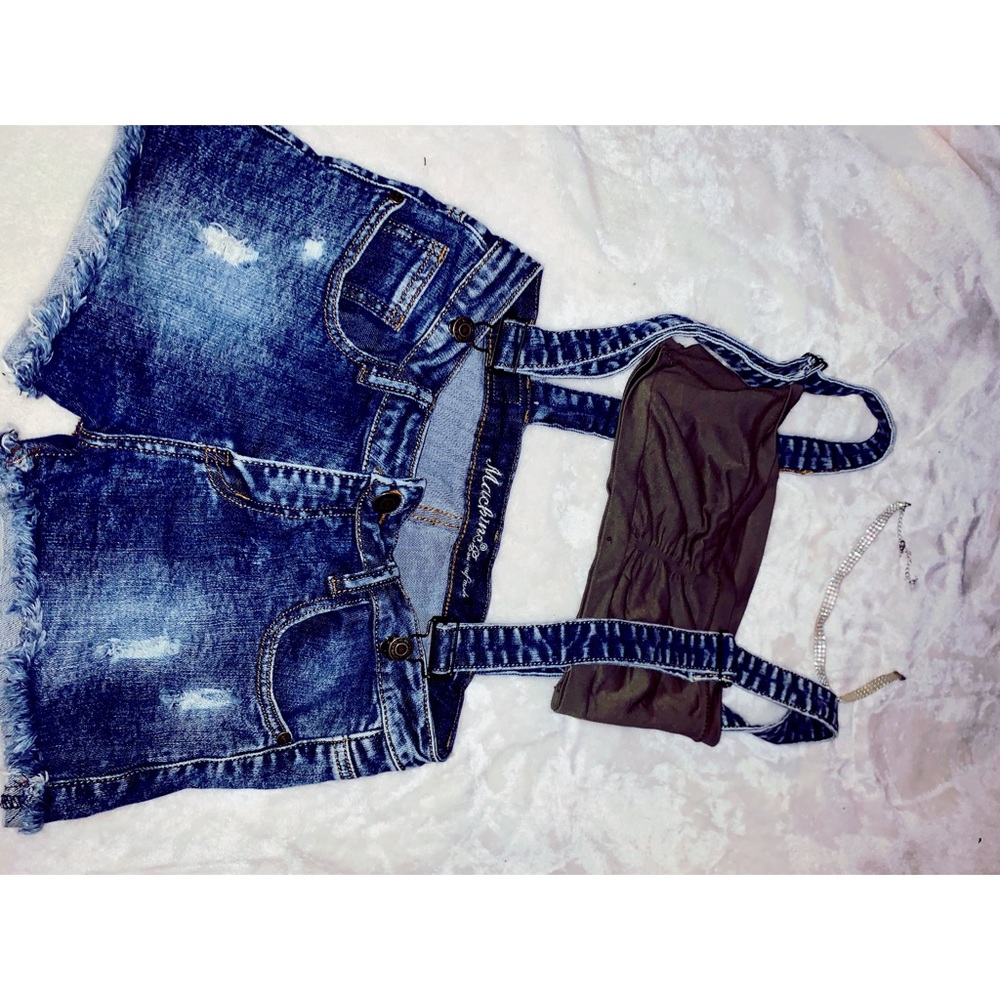 Overall shorts